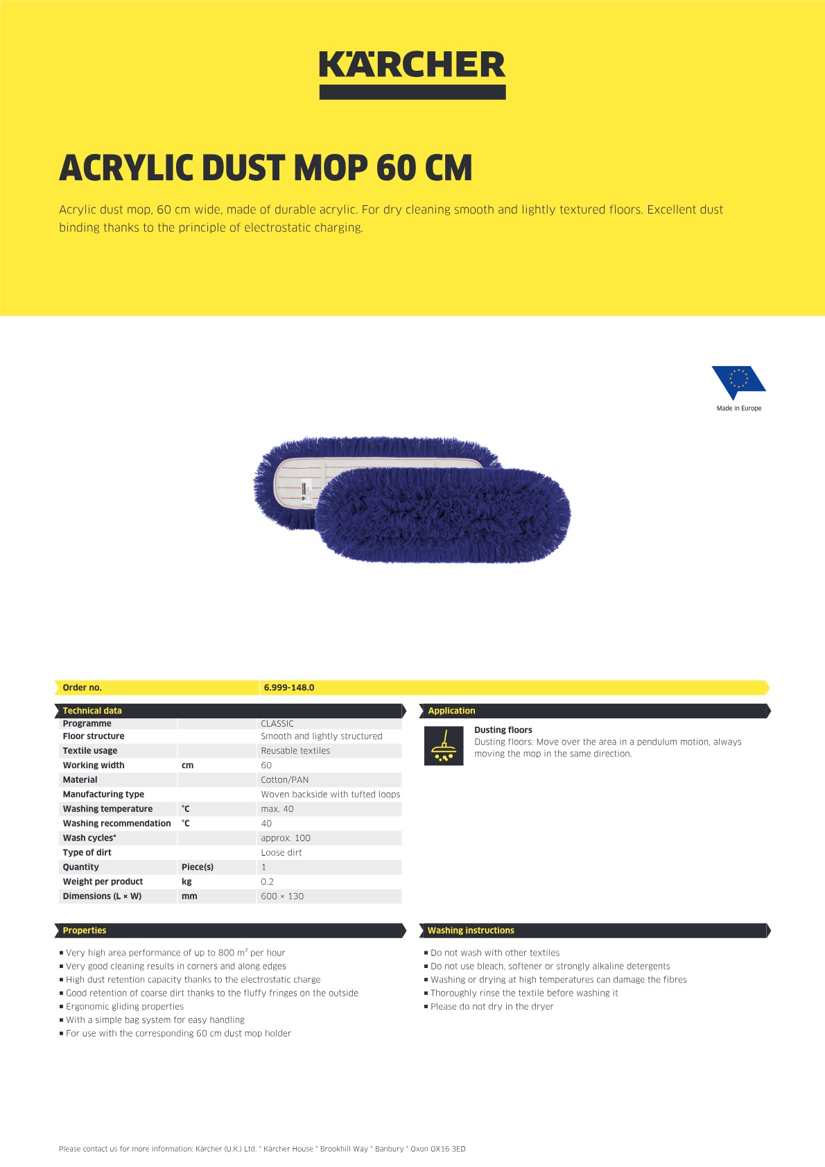Product information