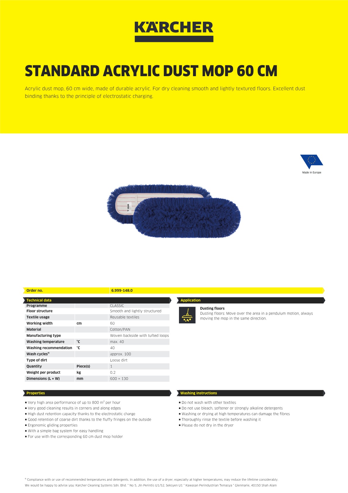 Product information