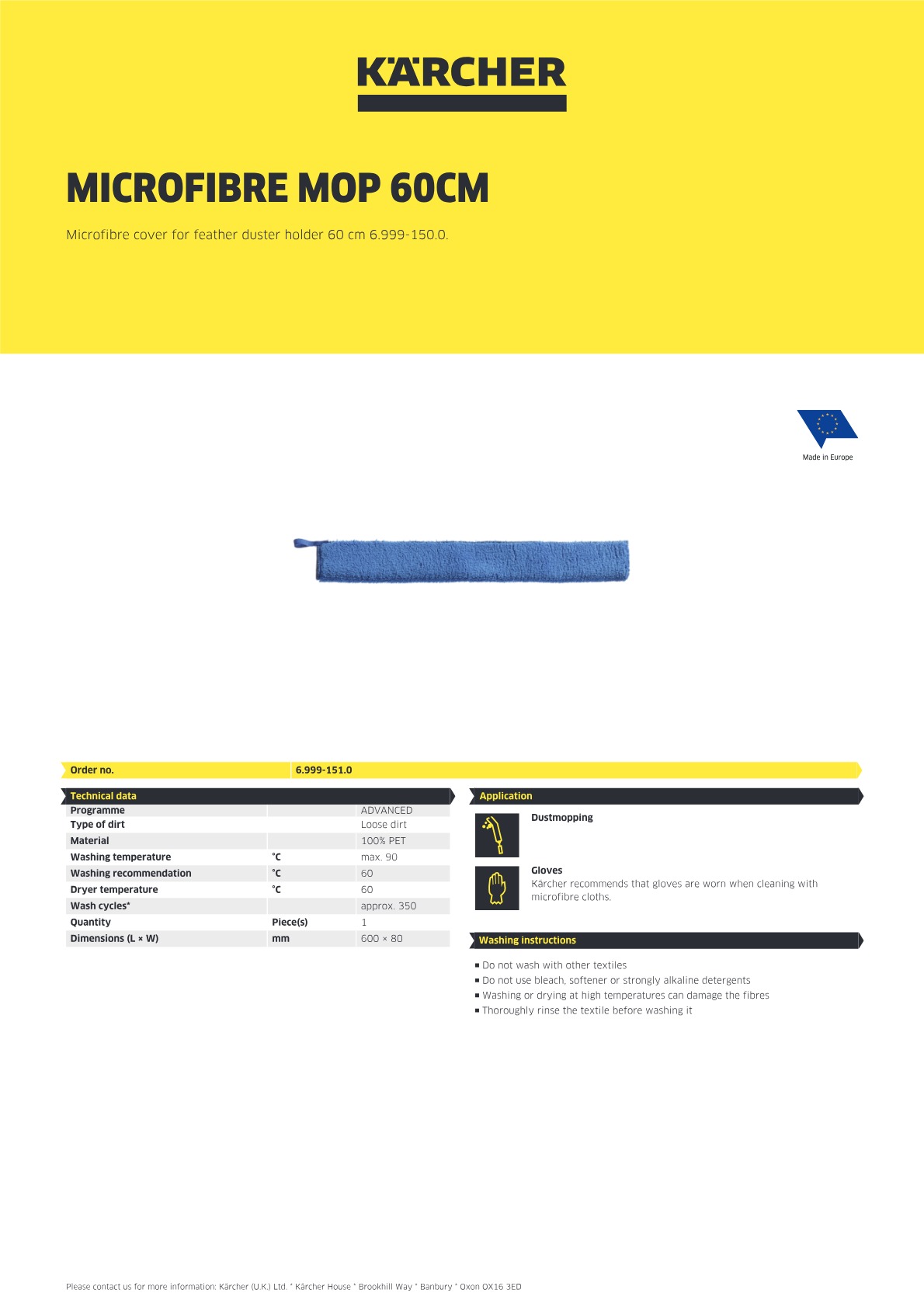 Product information