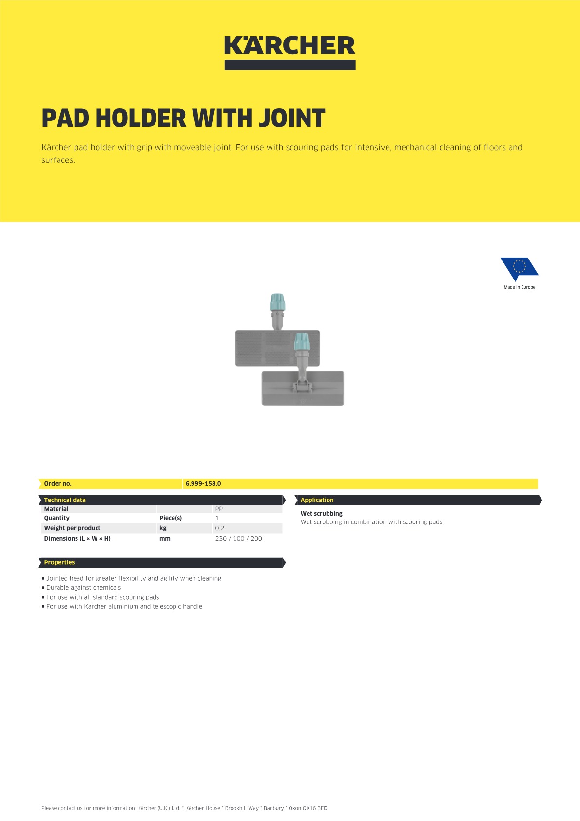 Product information