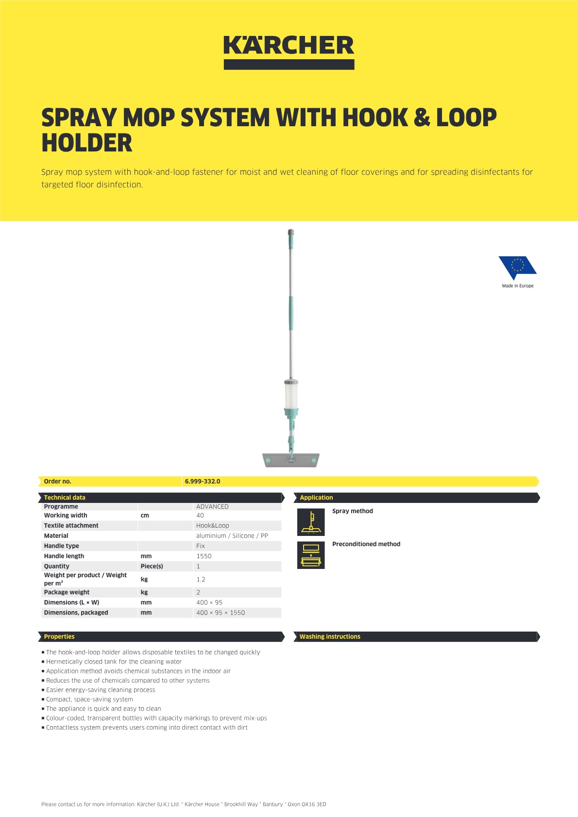 Product information