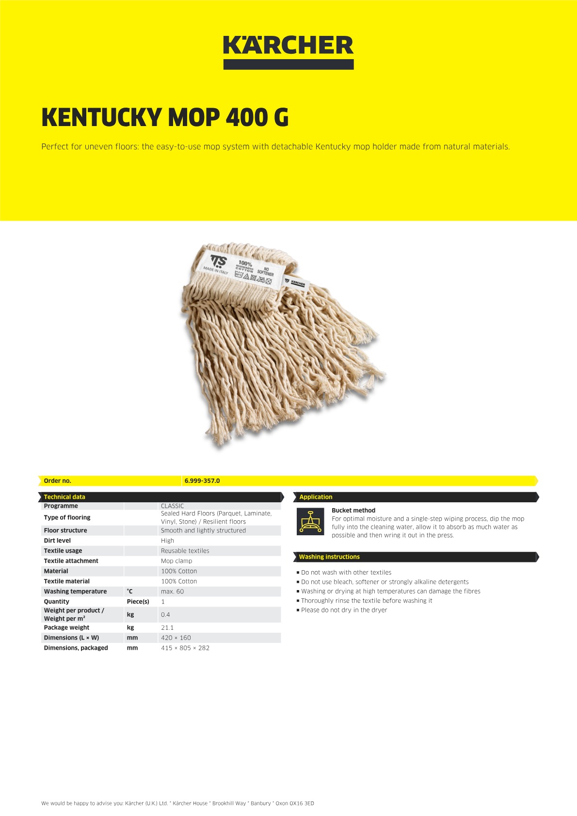 Product information