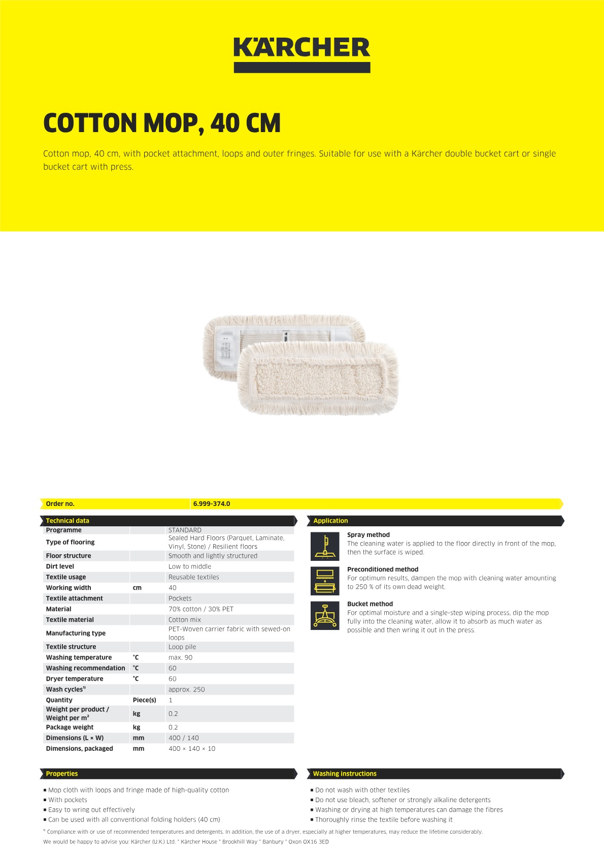 Product information