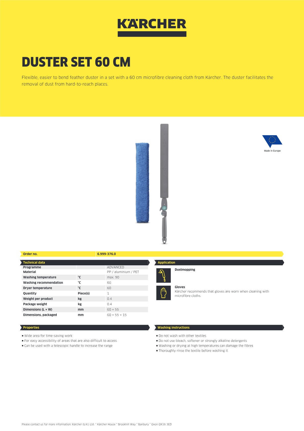 Product information
