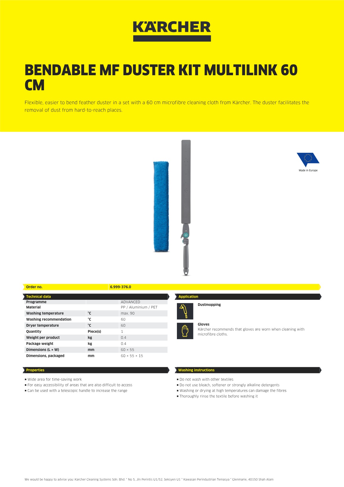 Product information