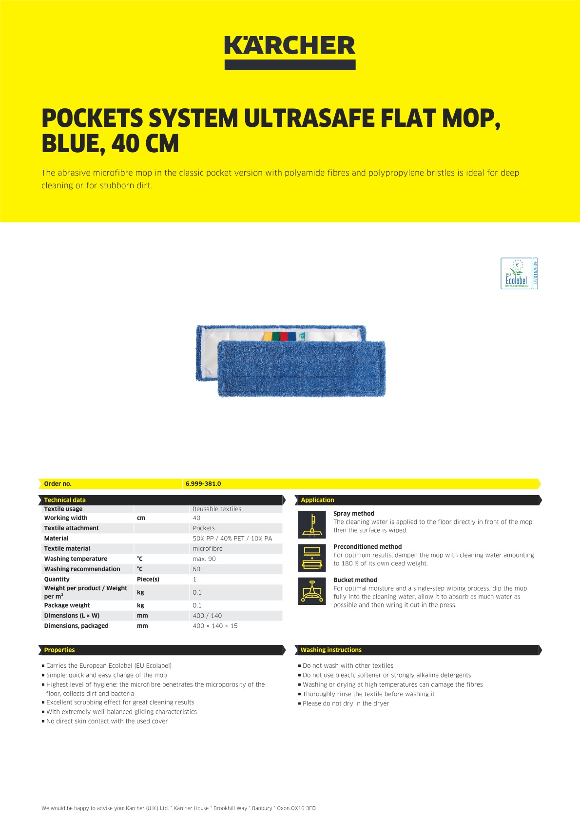 Product information