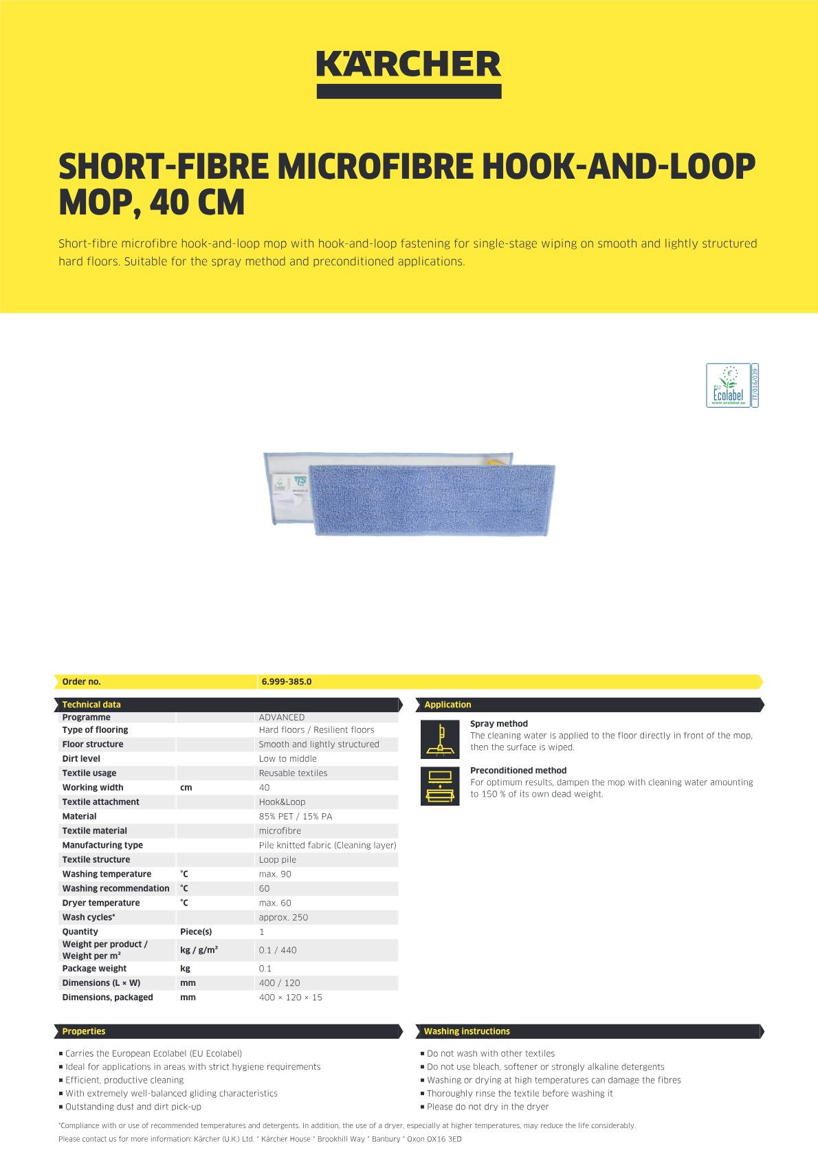 Product information