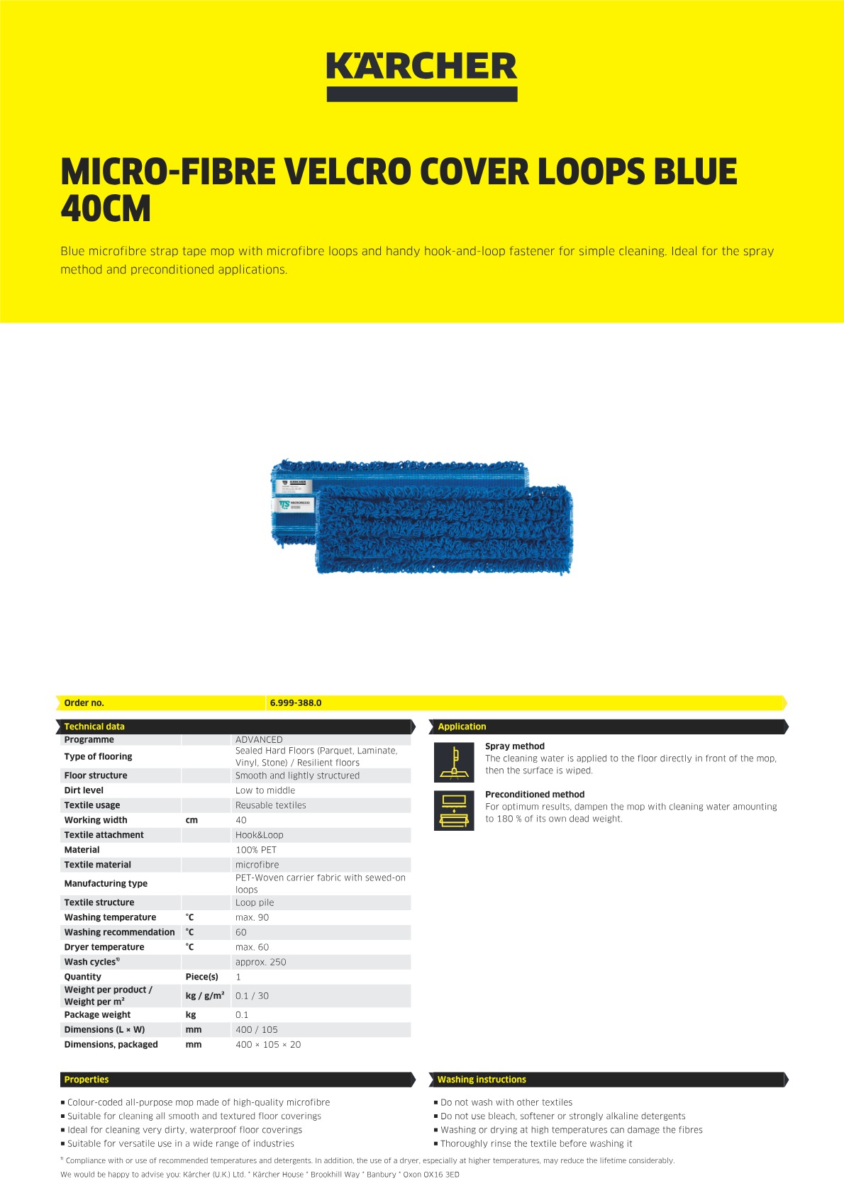 Product information