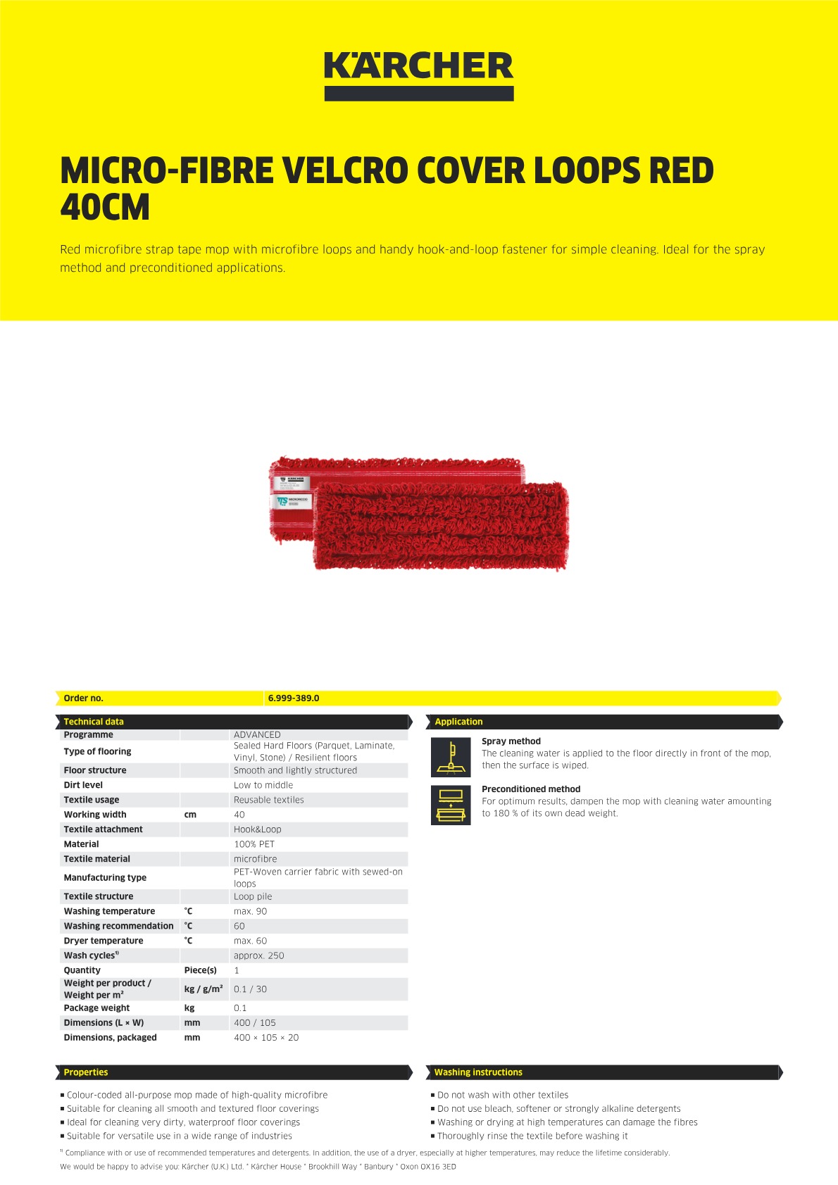 Product information