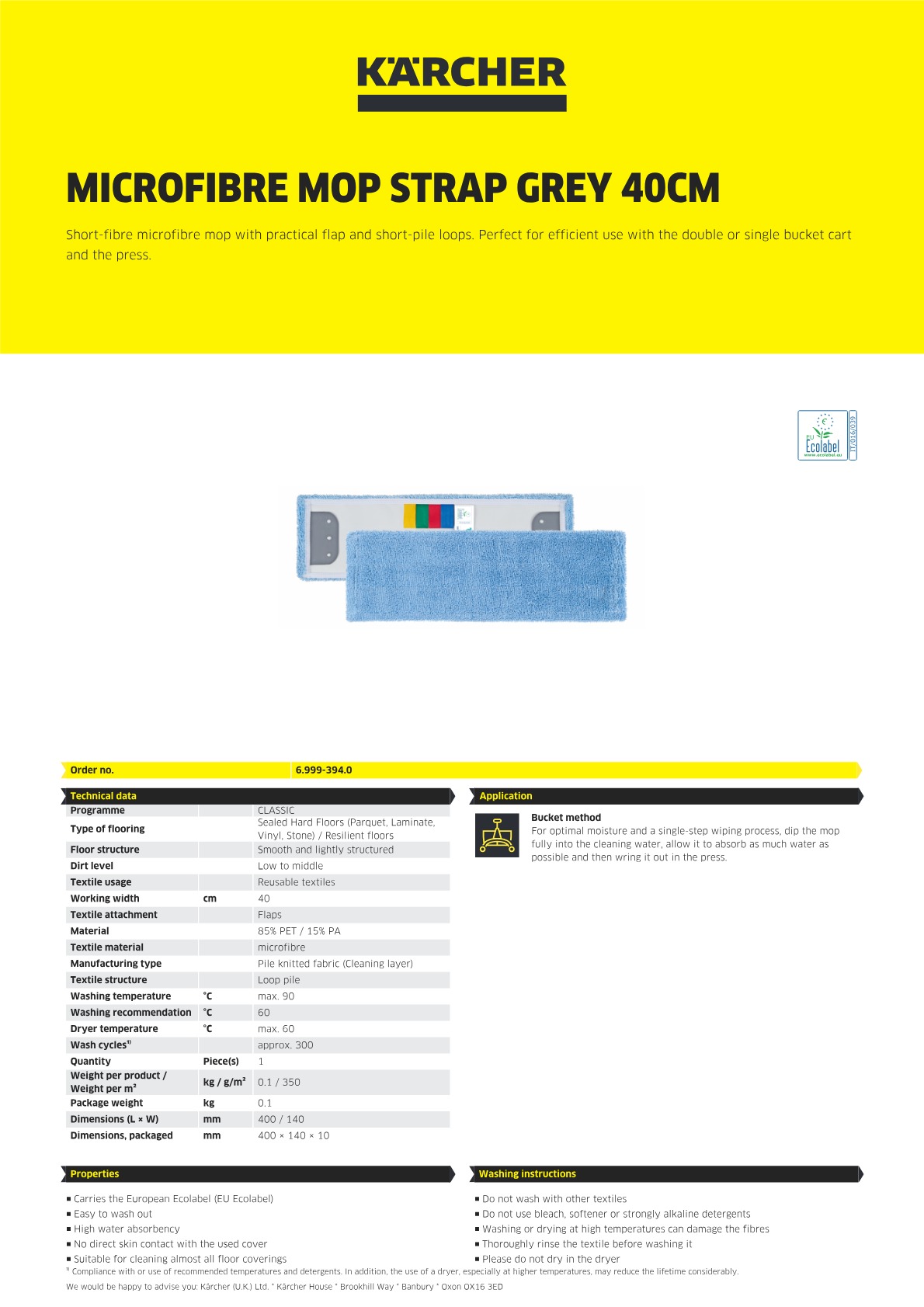 Product information