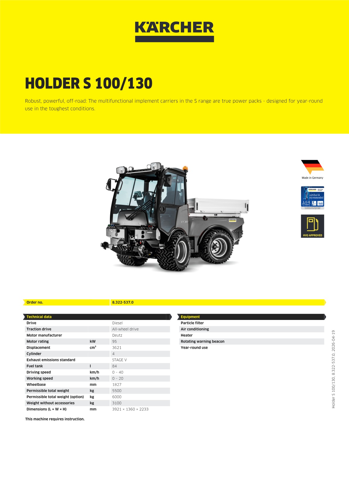 Product information