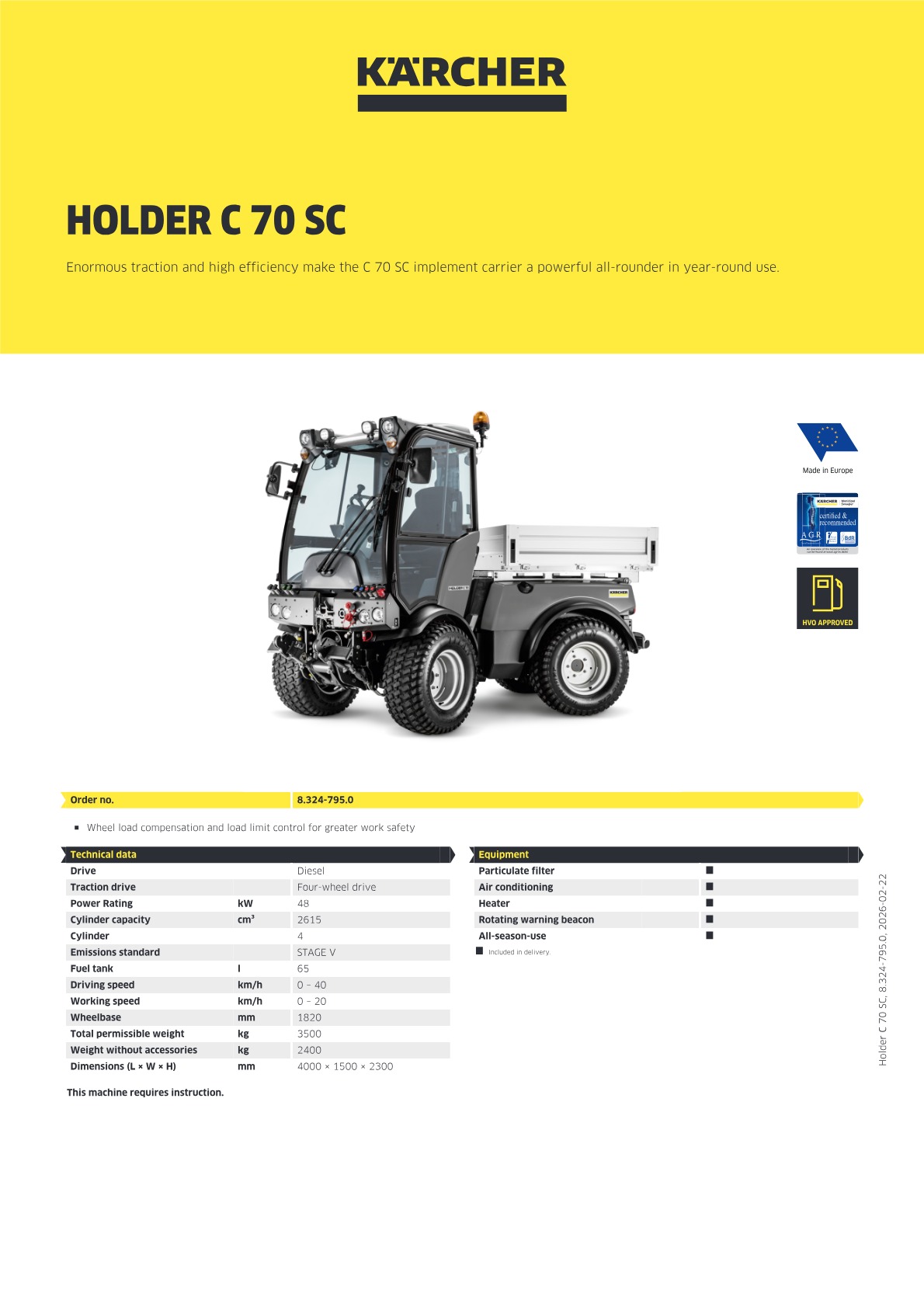 Product information