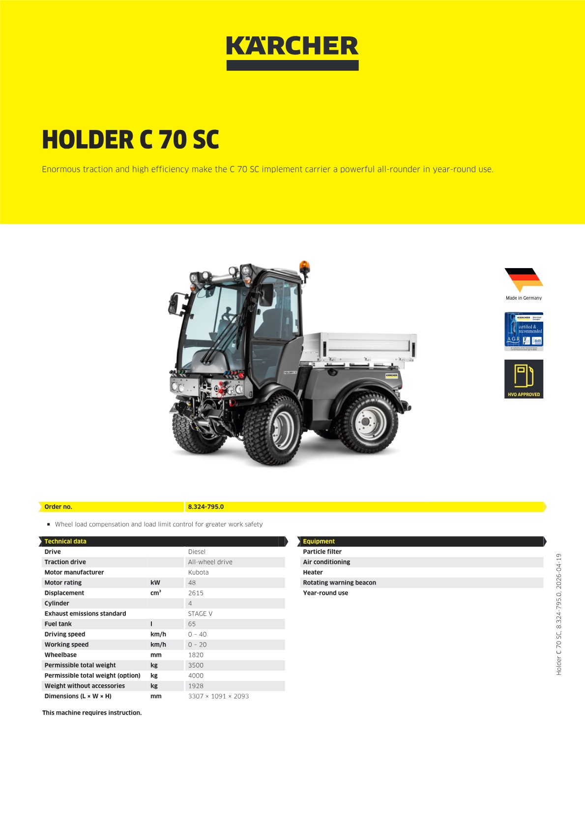 Product information