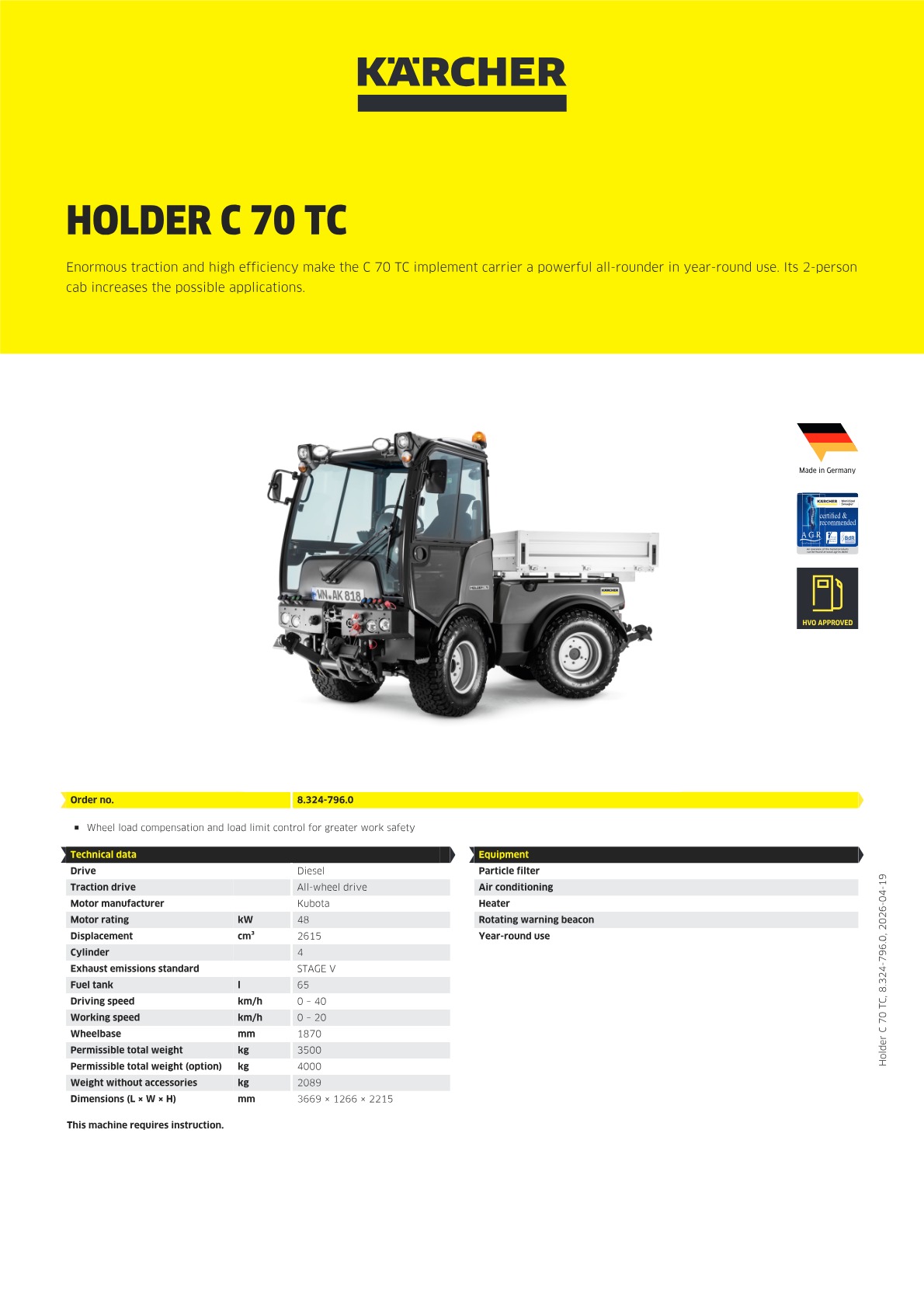 Product information