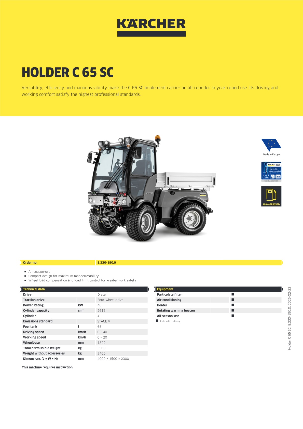 Product information