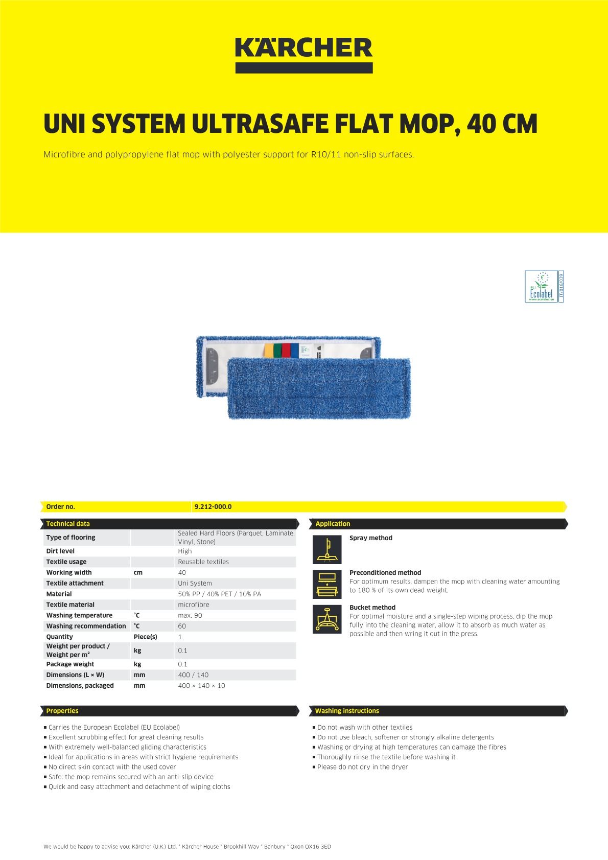 Product information