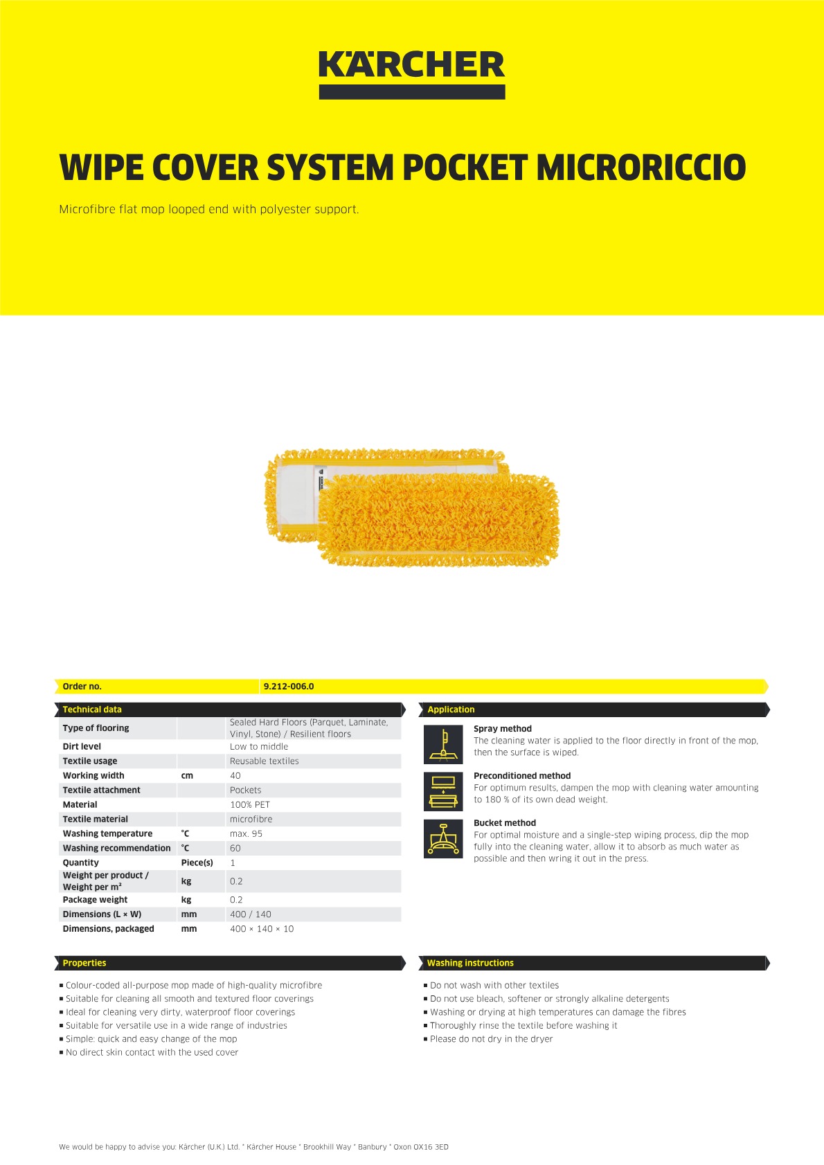Product information
