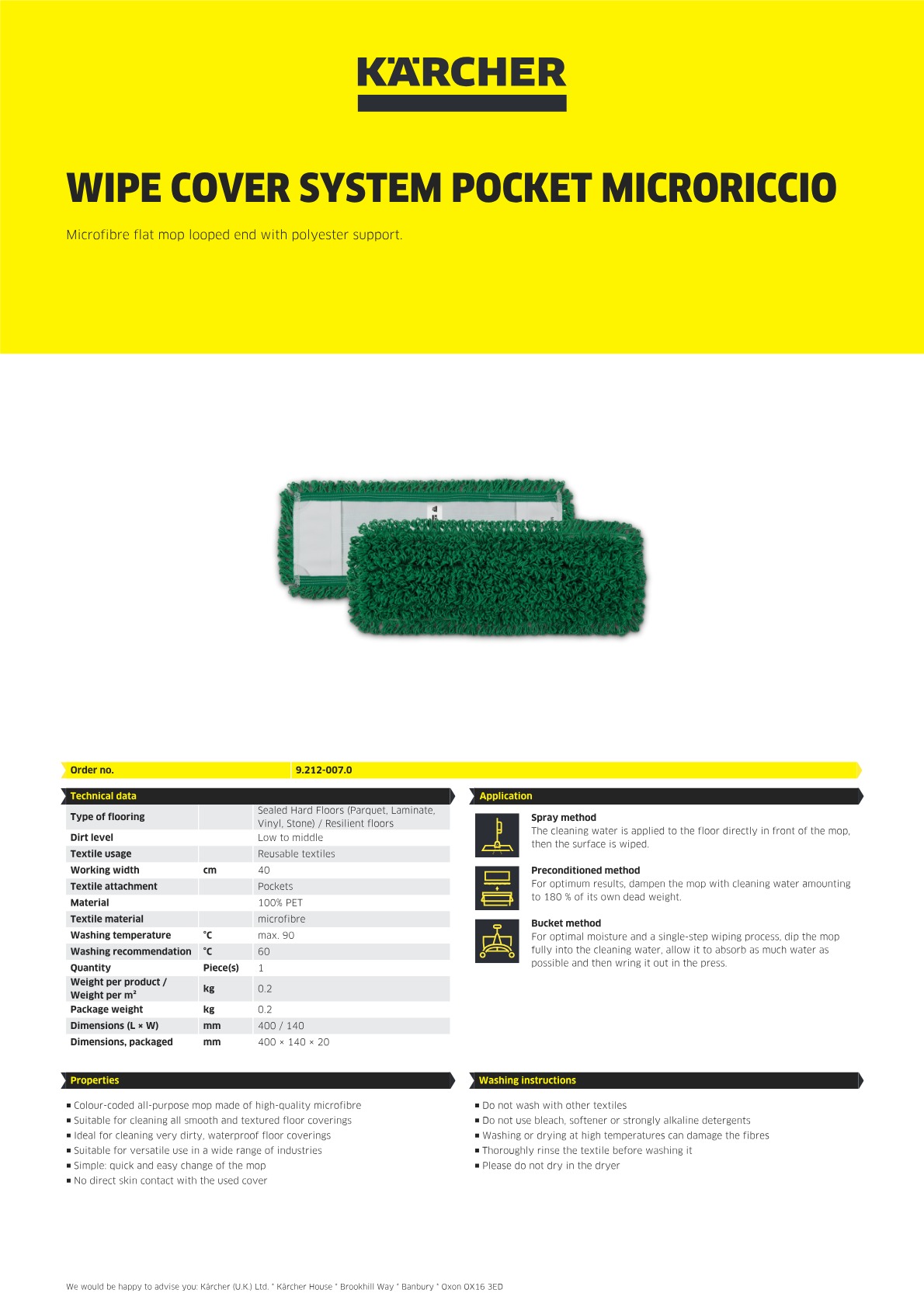 Product information