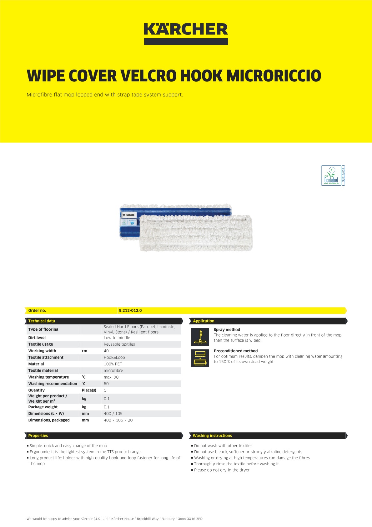 Product information