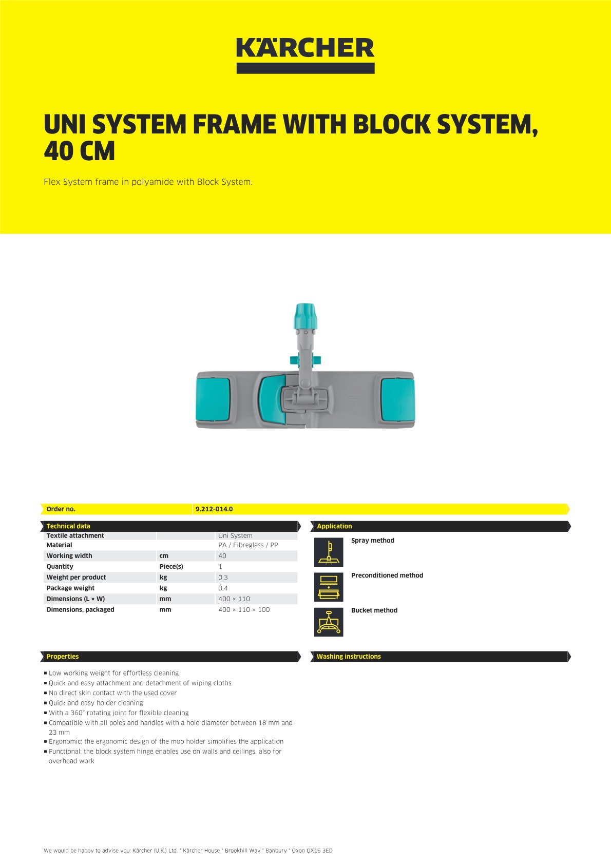 Product information