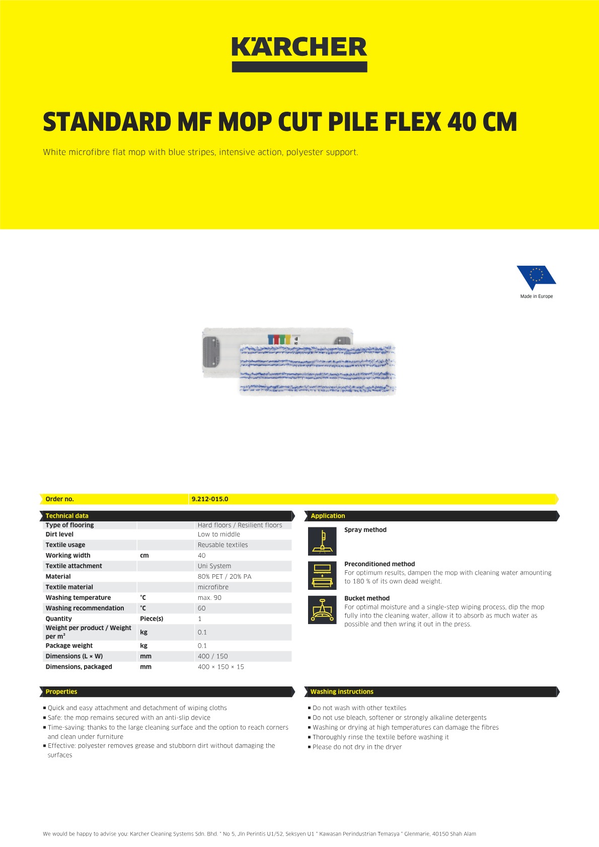 Product information