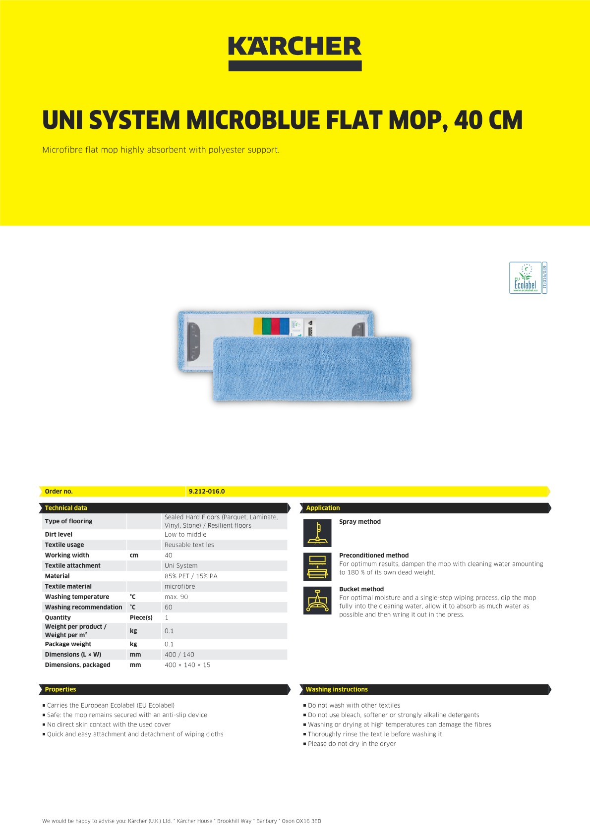 Product information