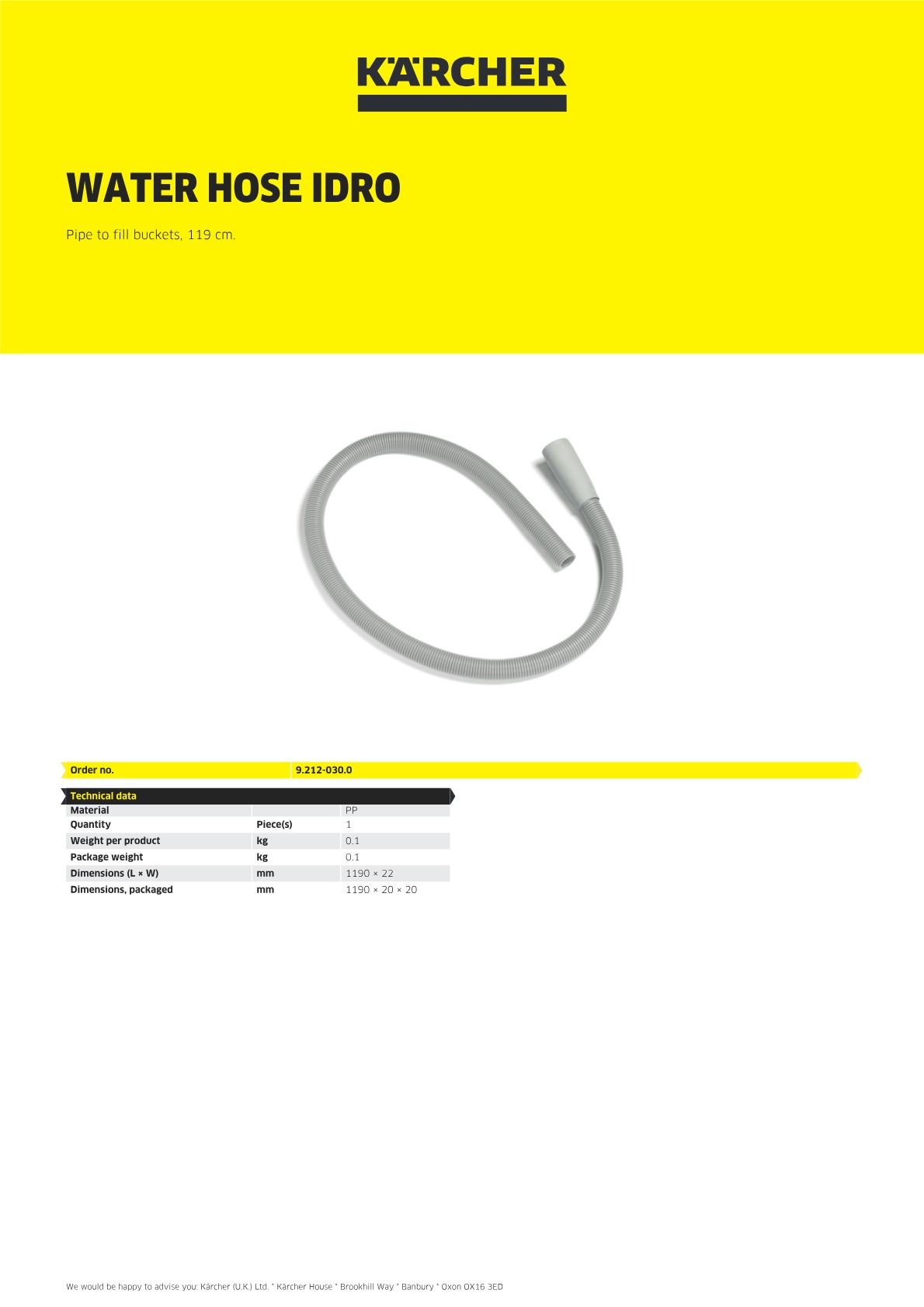 Product information