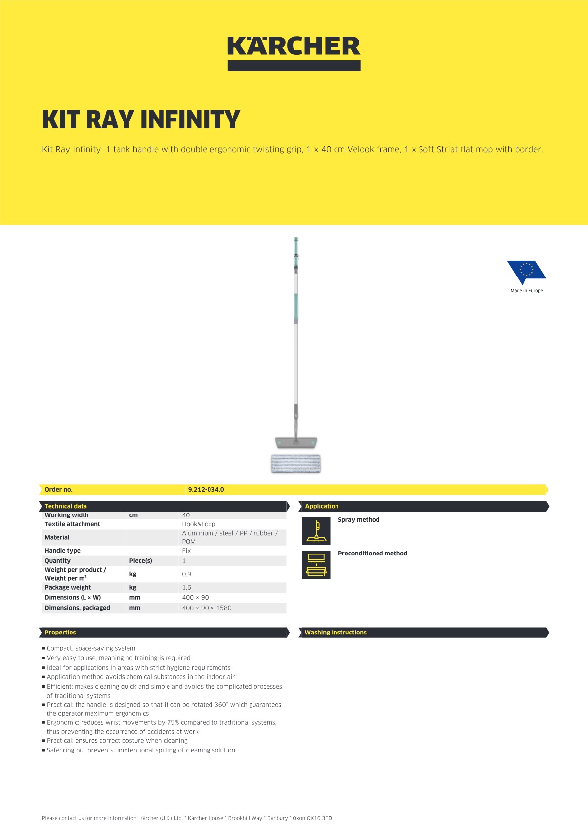 Product information