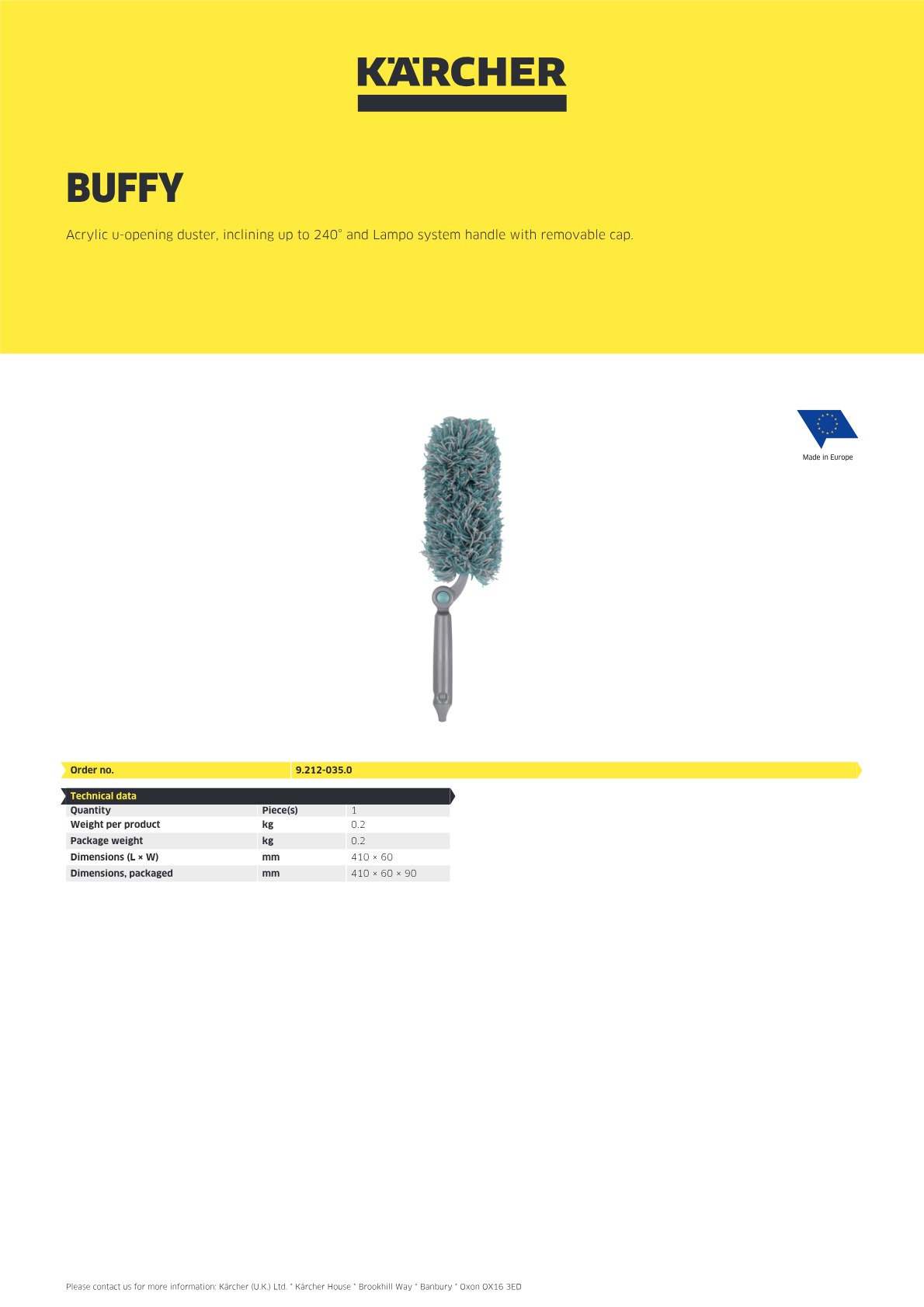 Product information
