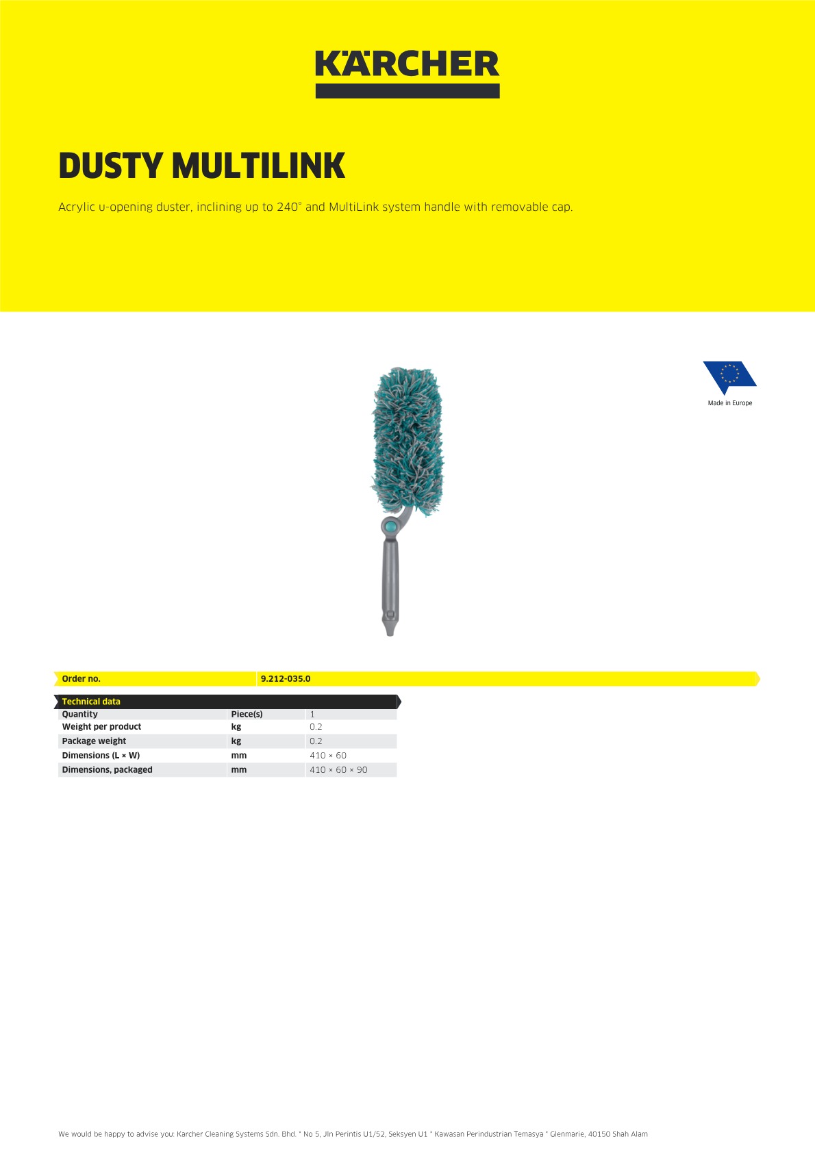 Product information