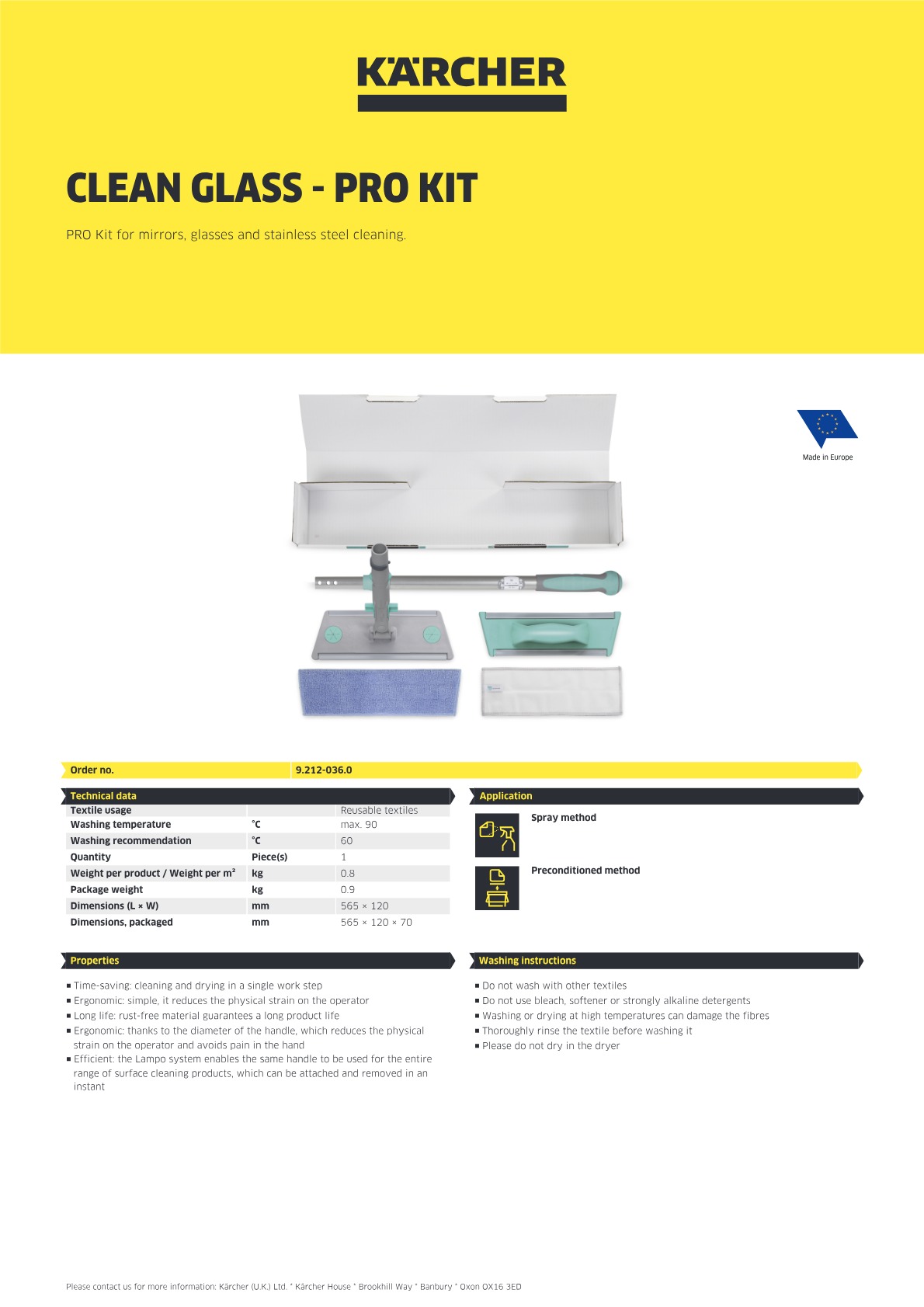 Product information