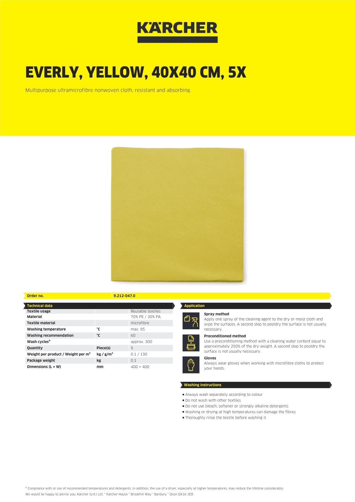Product information