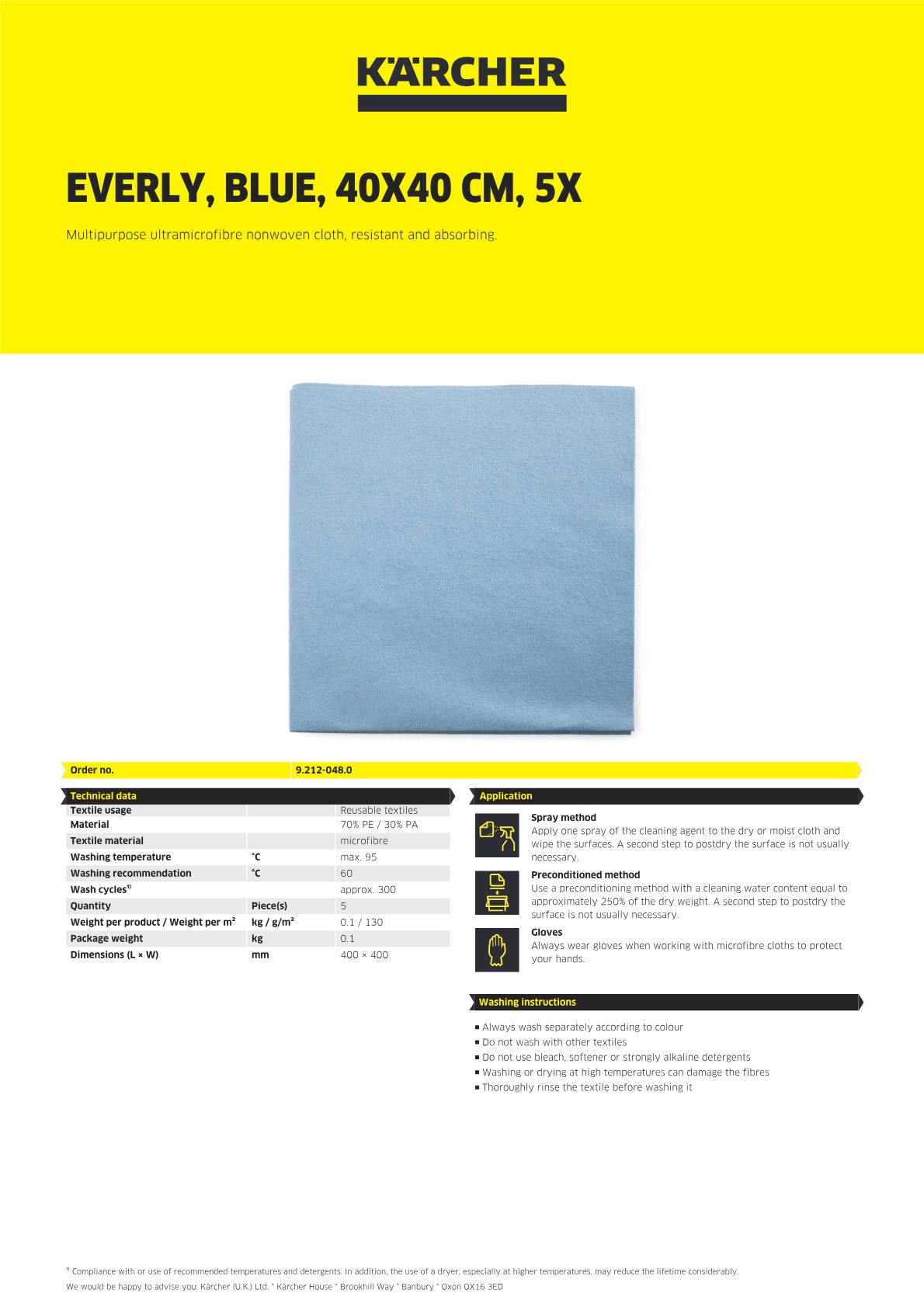 Product information
