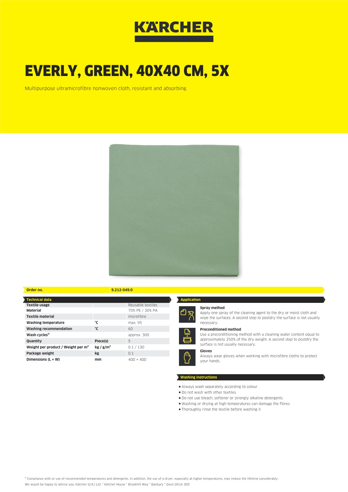 Product information