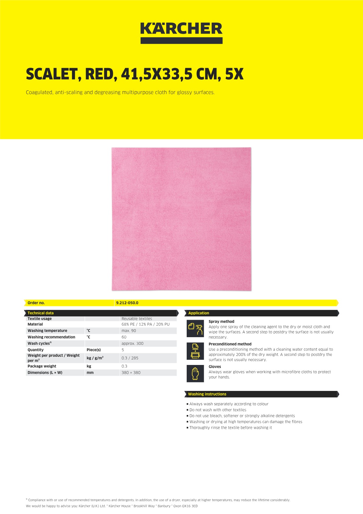 Product information