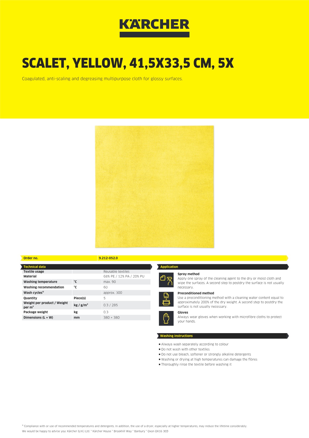 Product information