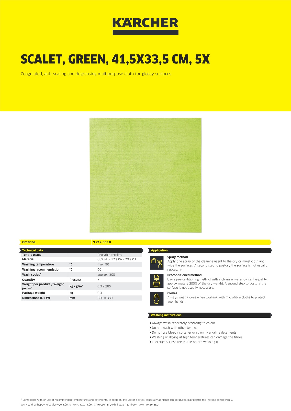 Product information