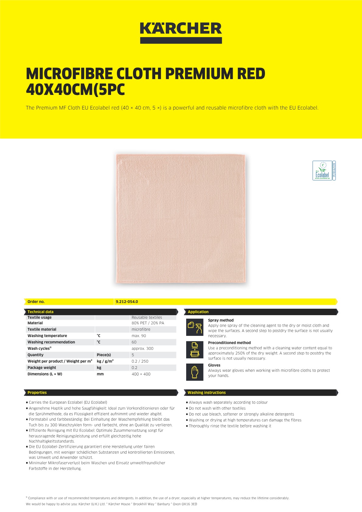 Product information