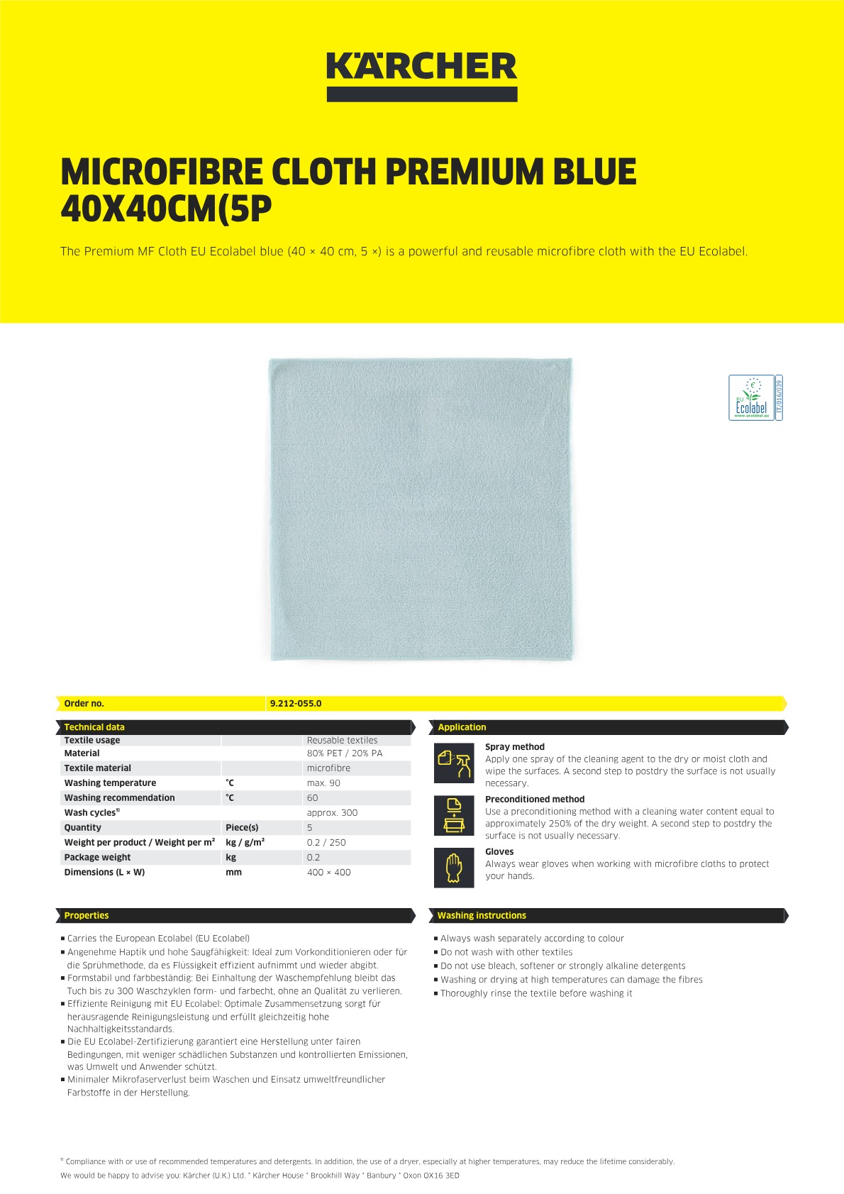 Product information