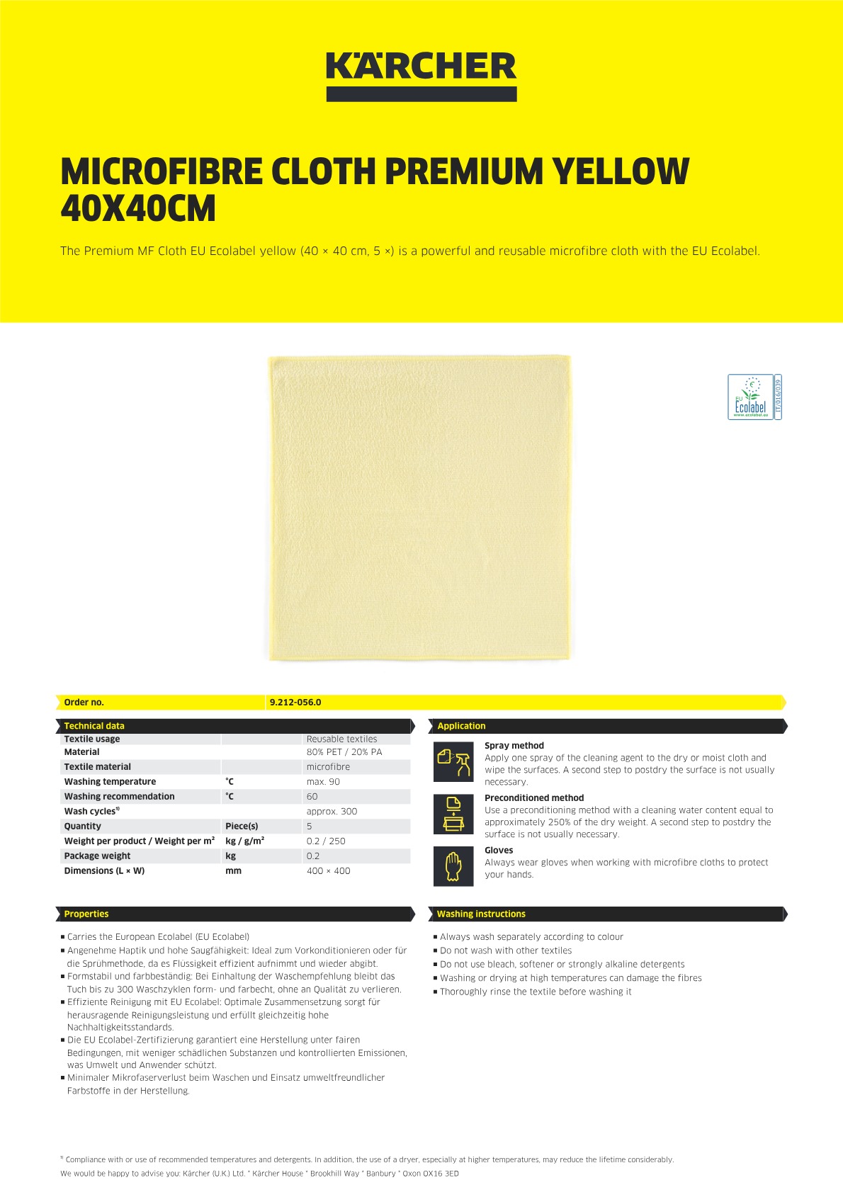 Product information