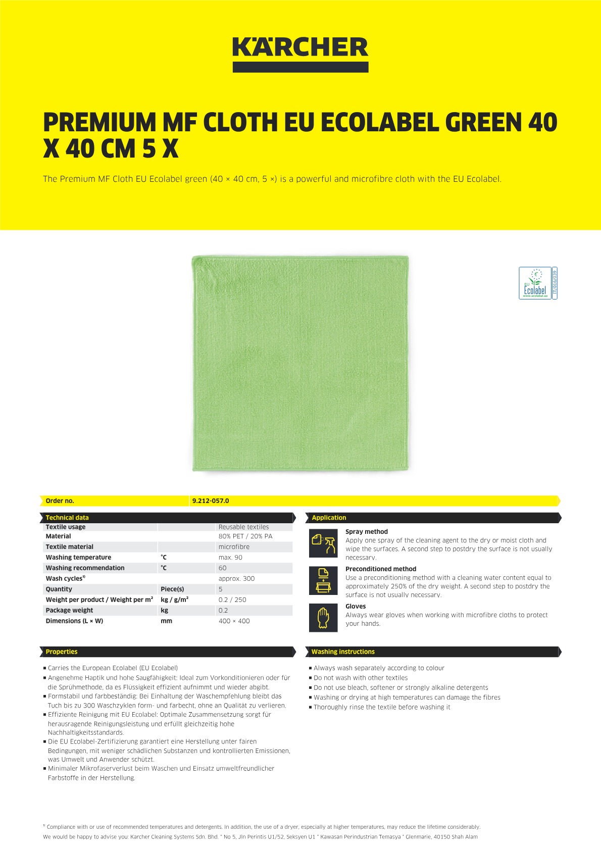 Product information