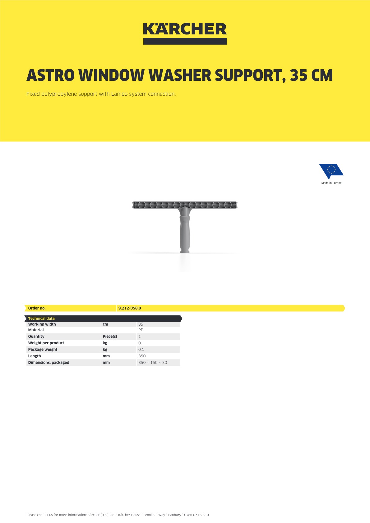 Product information