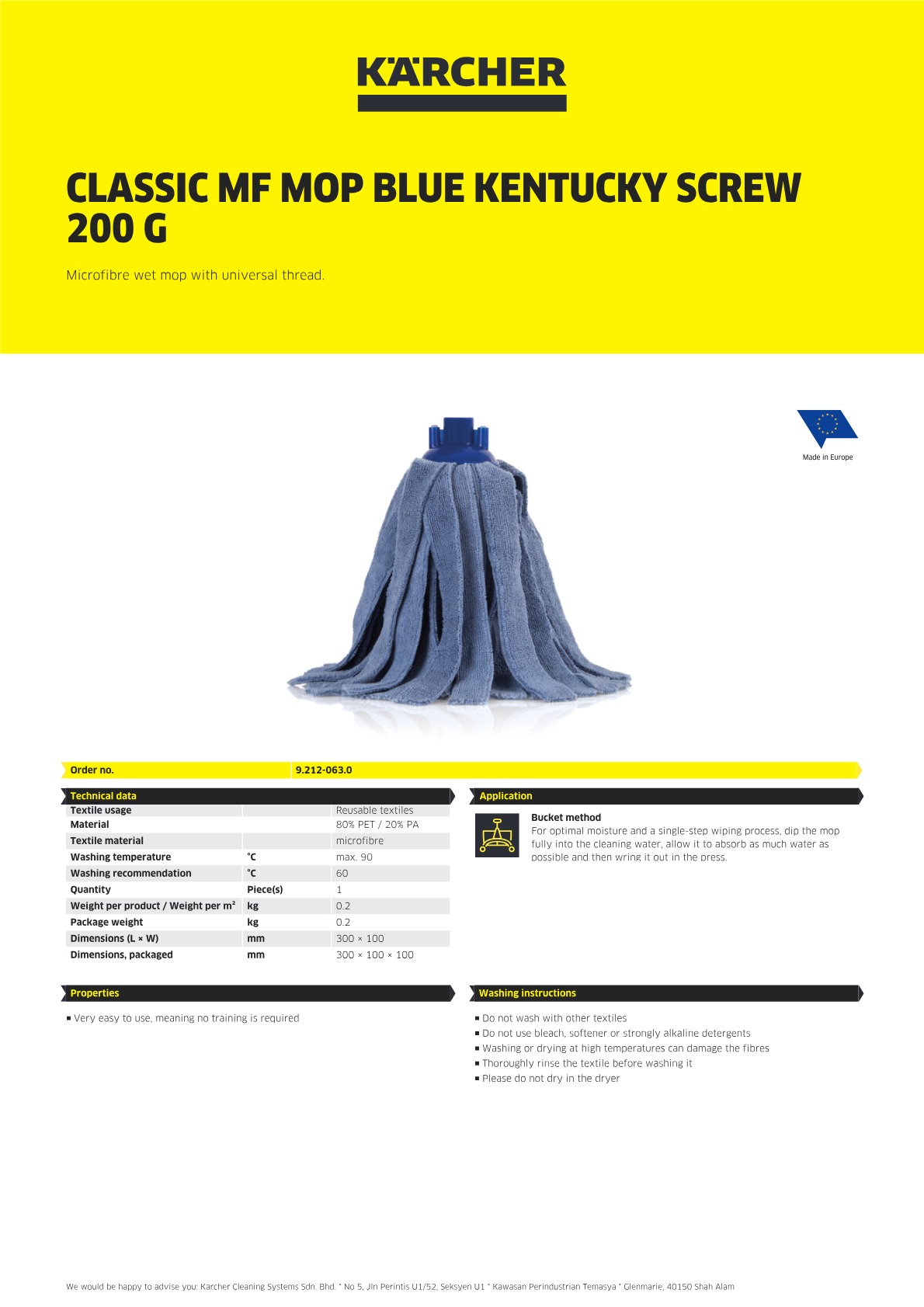 Product information