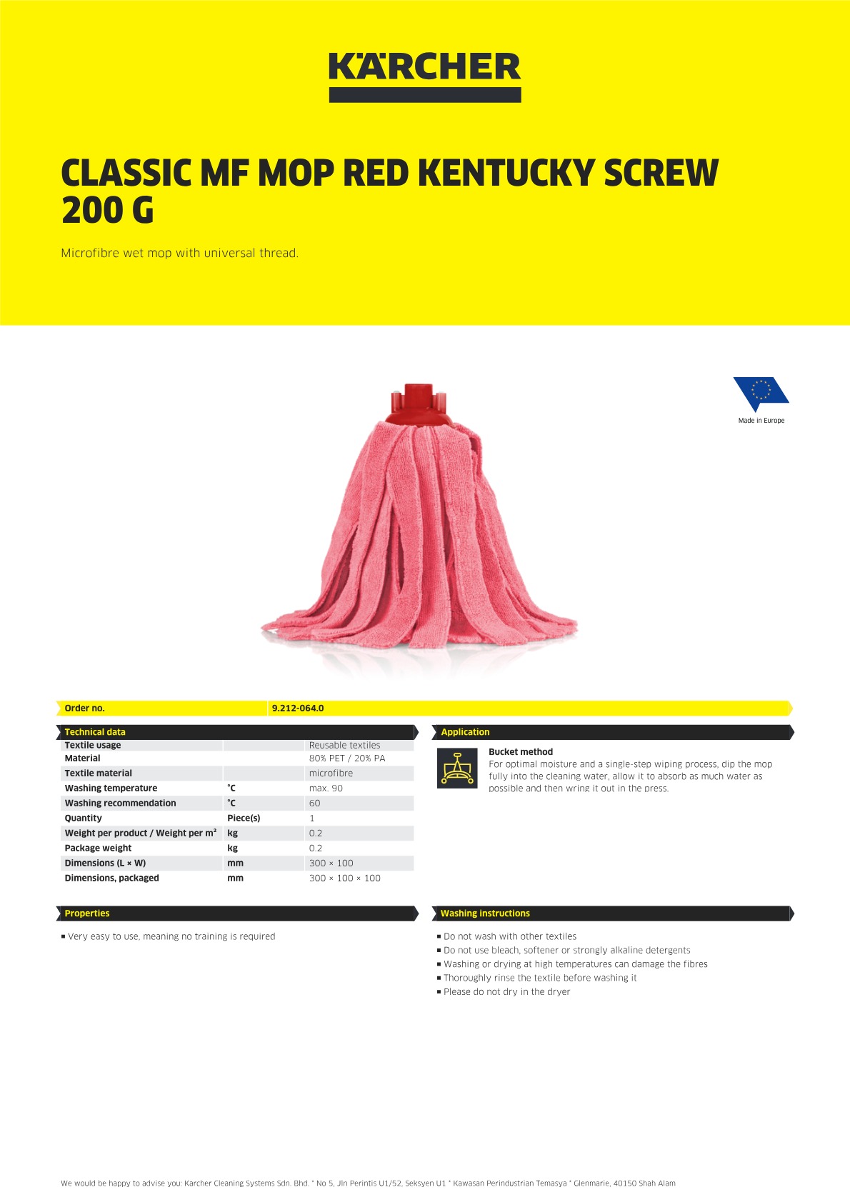 Product information