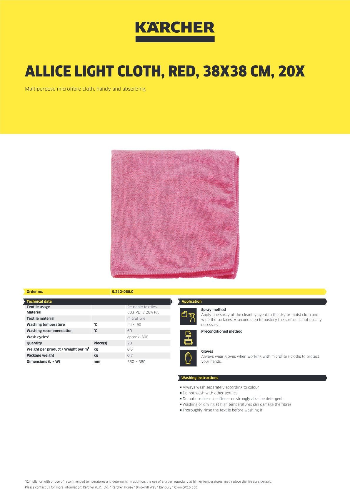 Product information
