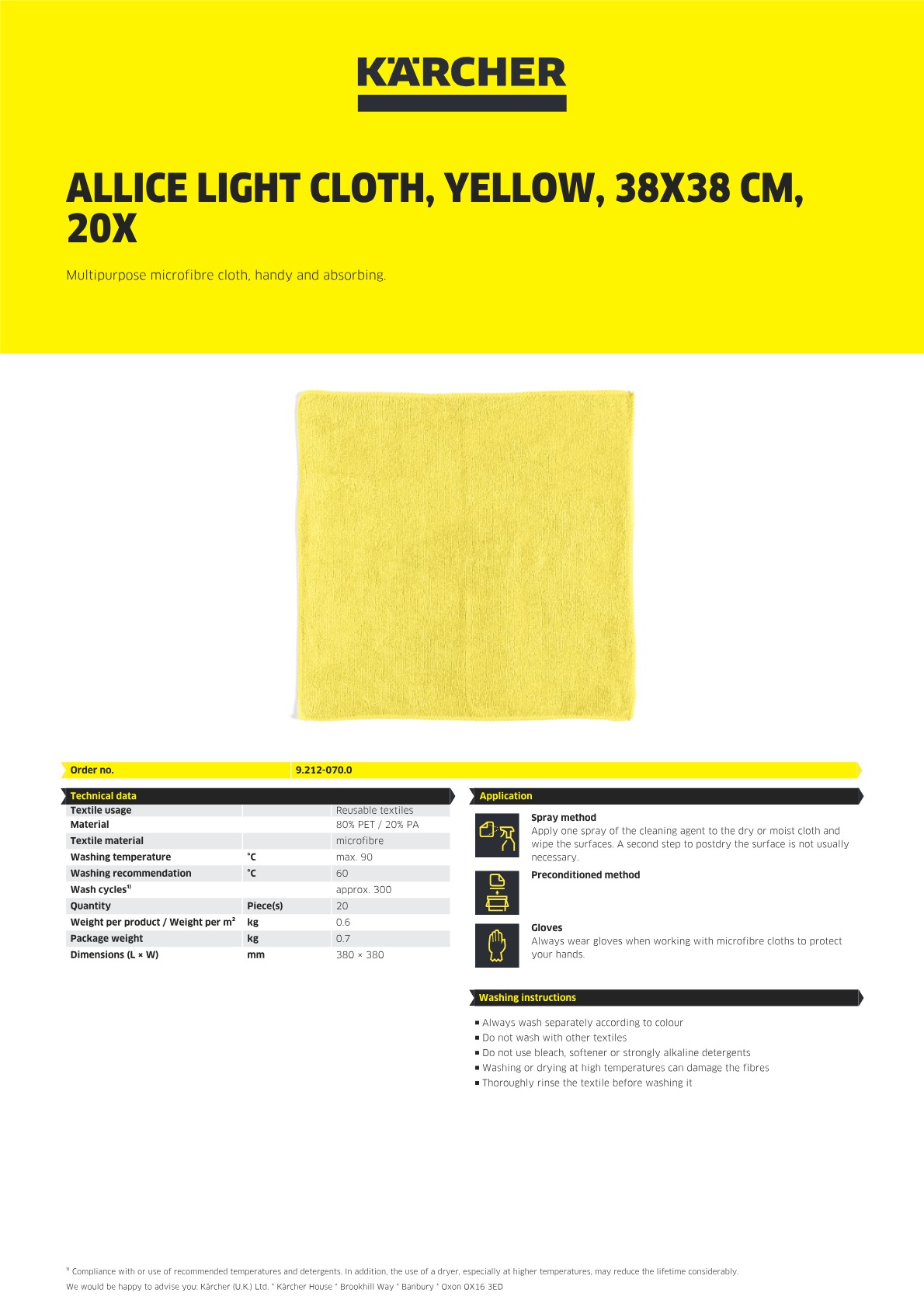 Product information