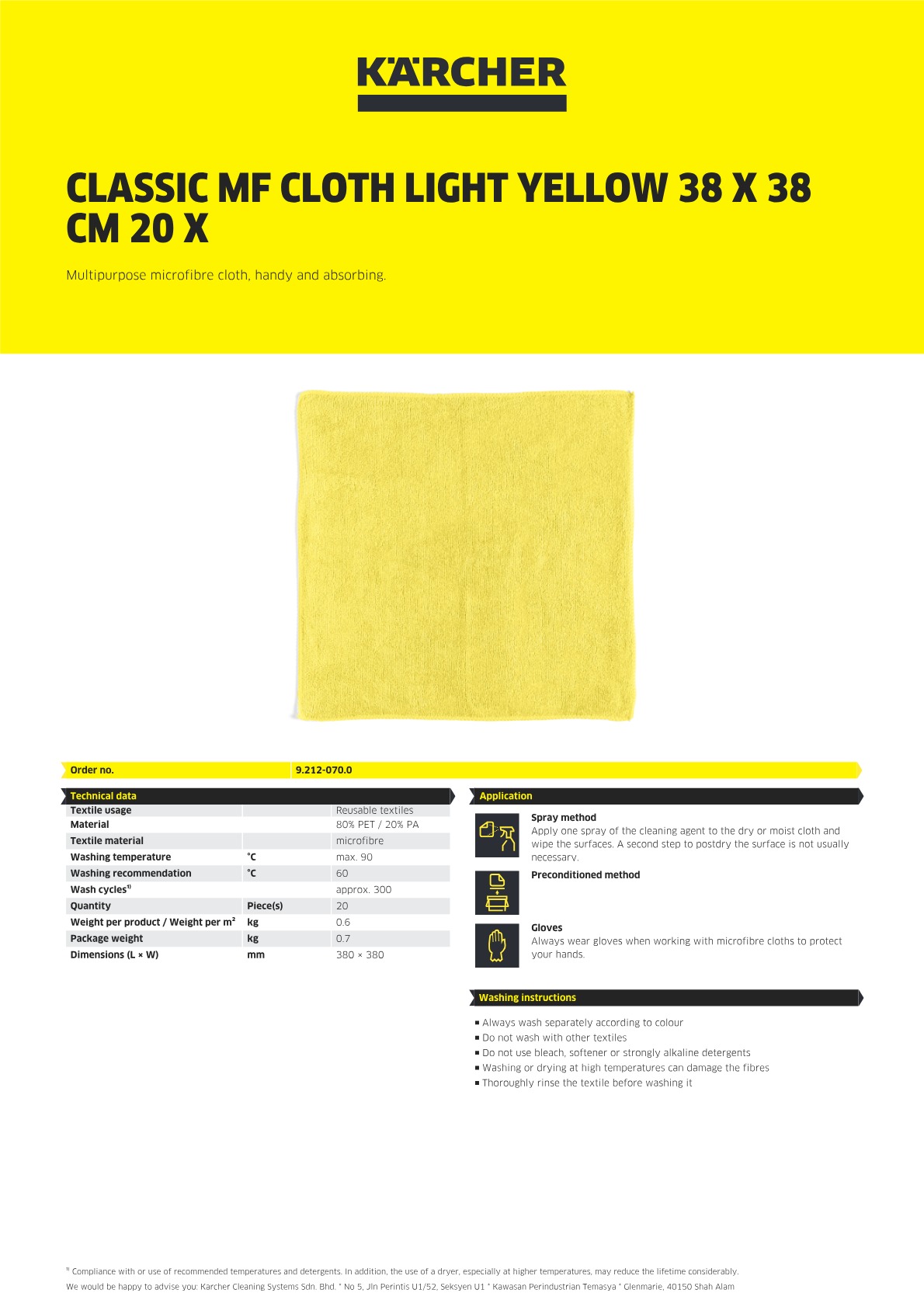Product information