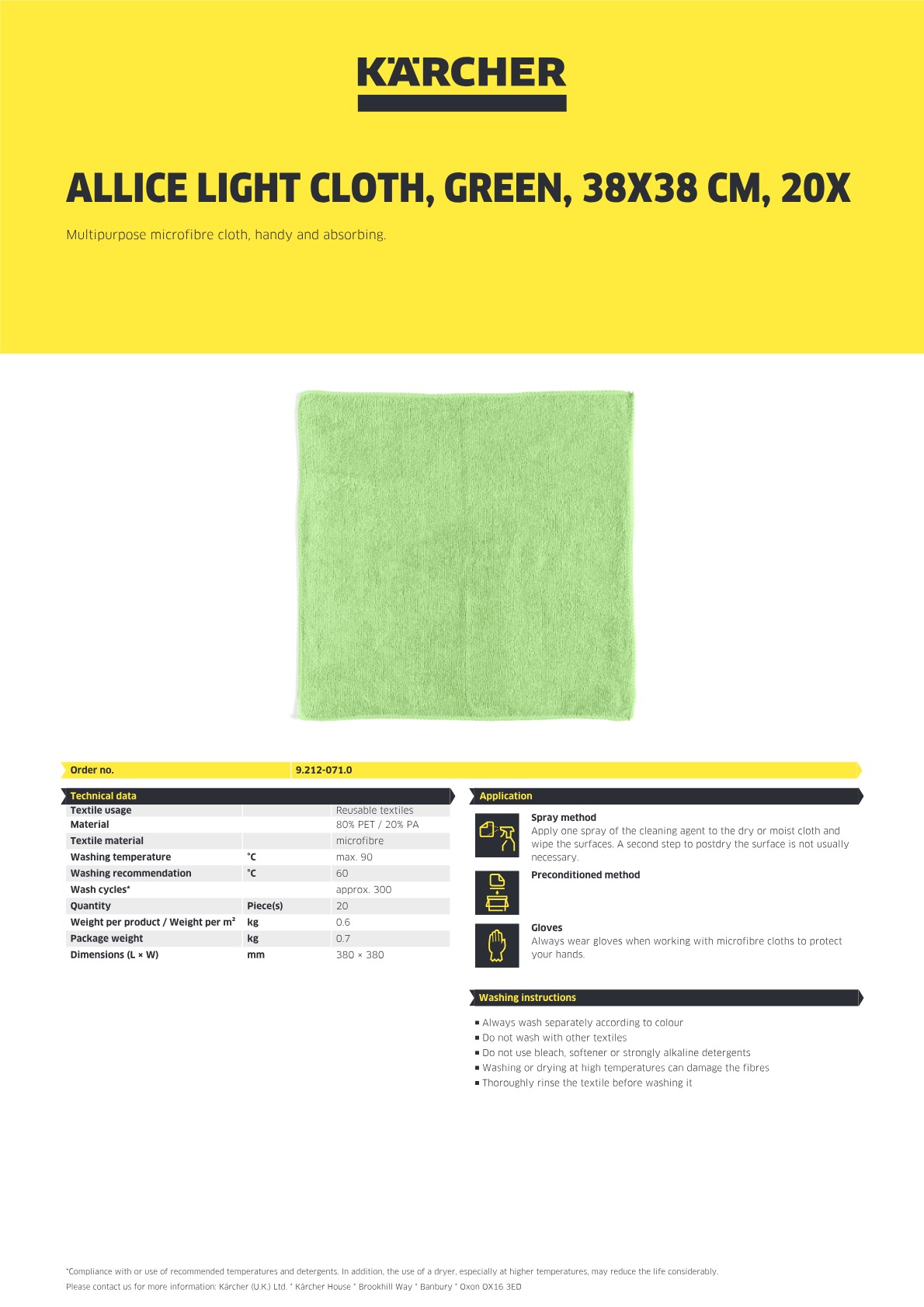 Product information