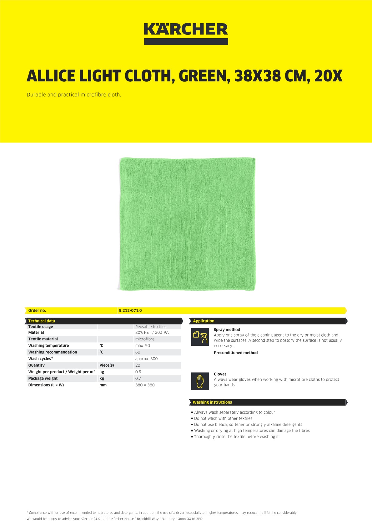 Product information