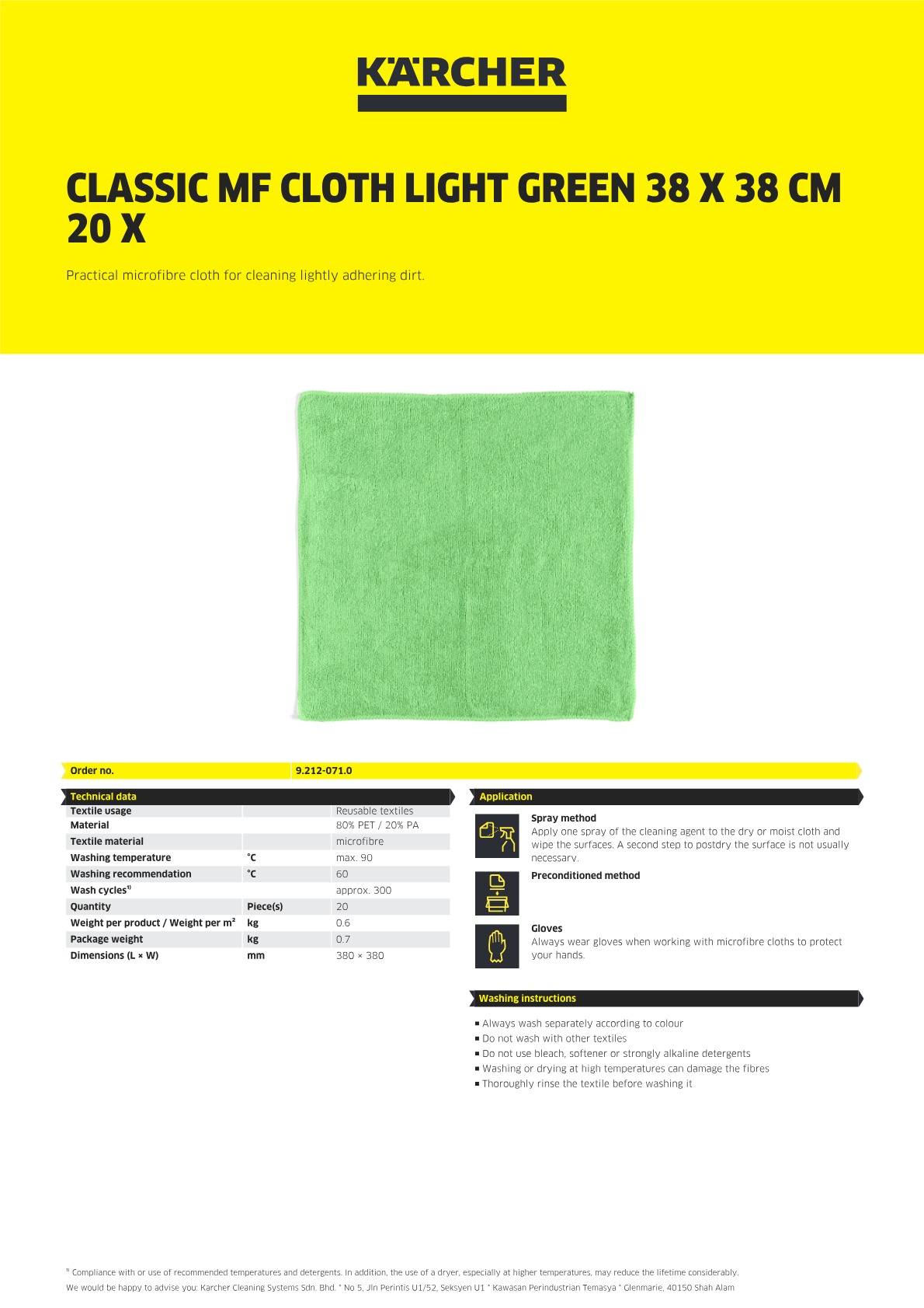 Product information